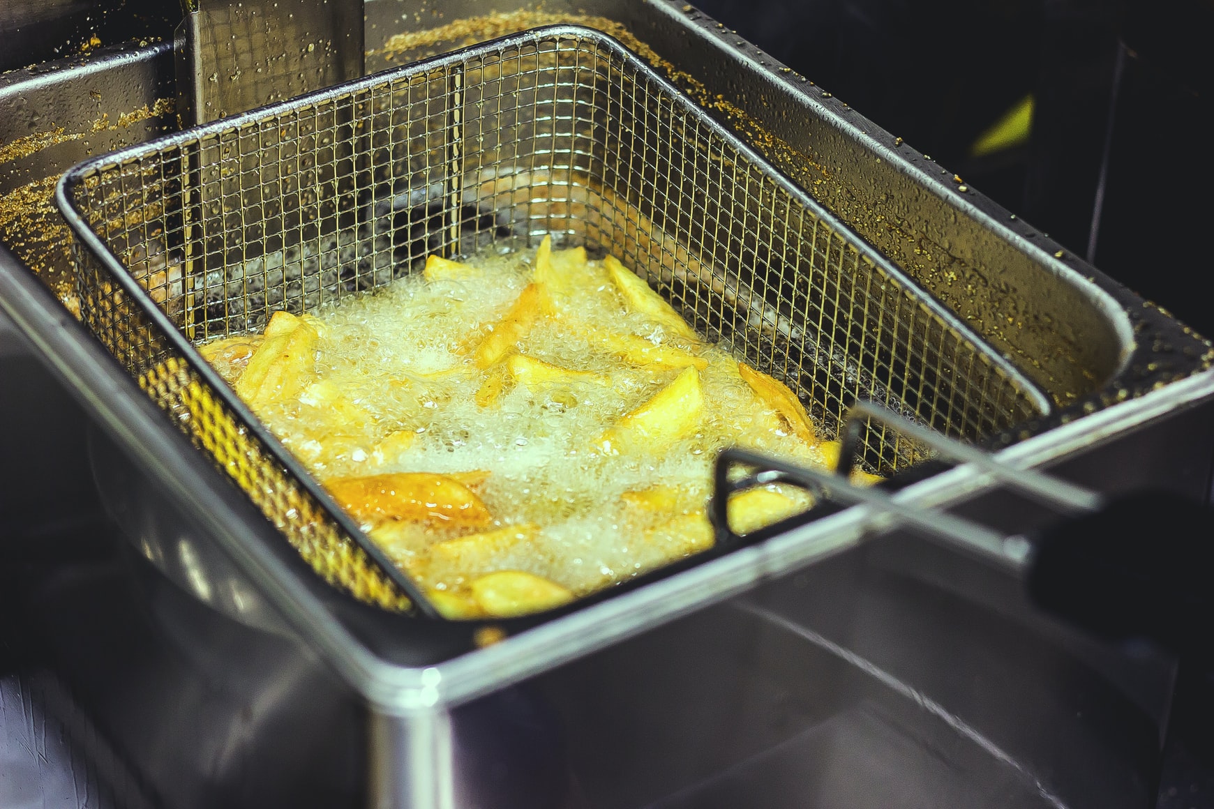 Frituren in zonnebloemolie ≥ Koken met Floor
