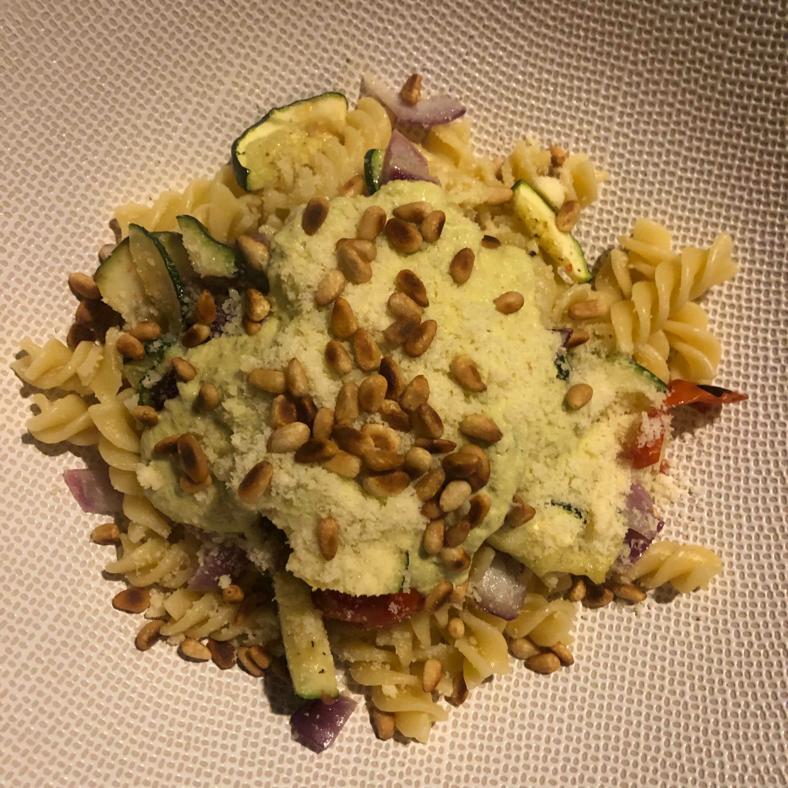 Vegetarische Pasta Pesto